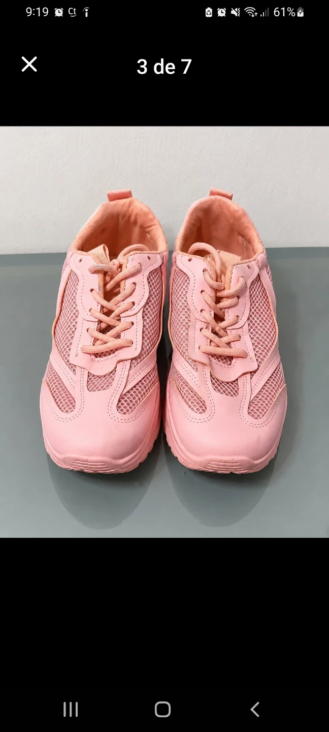 Light Pink Mesh Sneakers - photo 3