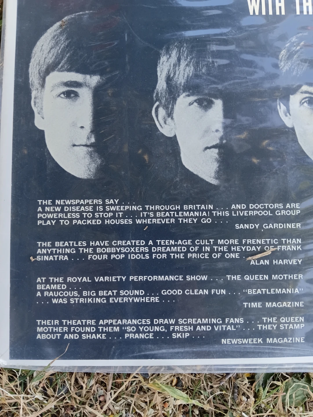 Collection of 8 Vintage The Beatles Vinyl Records