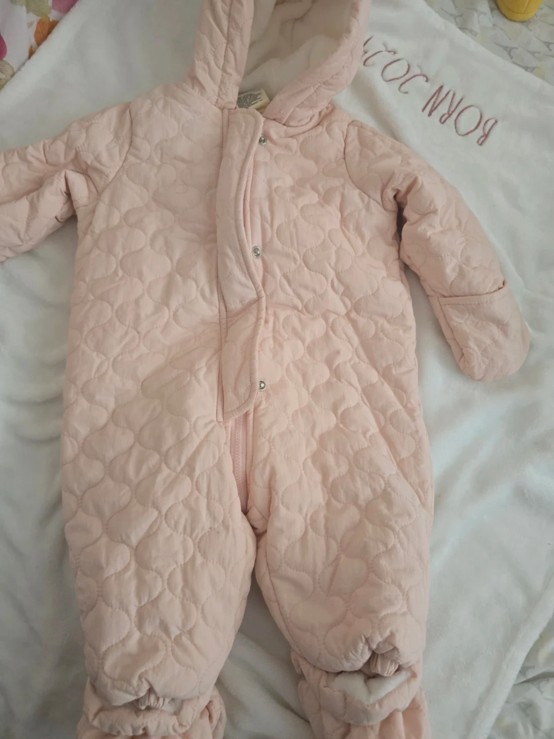 First Impressions Baby Quilted Bunting Suit