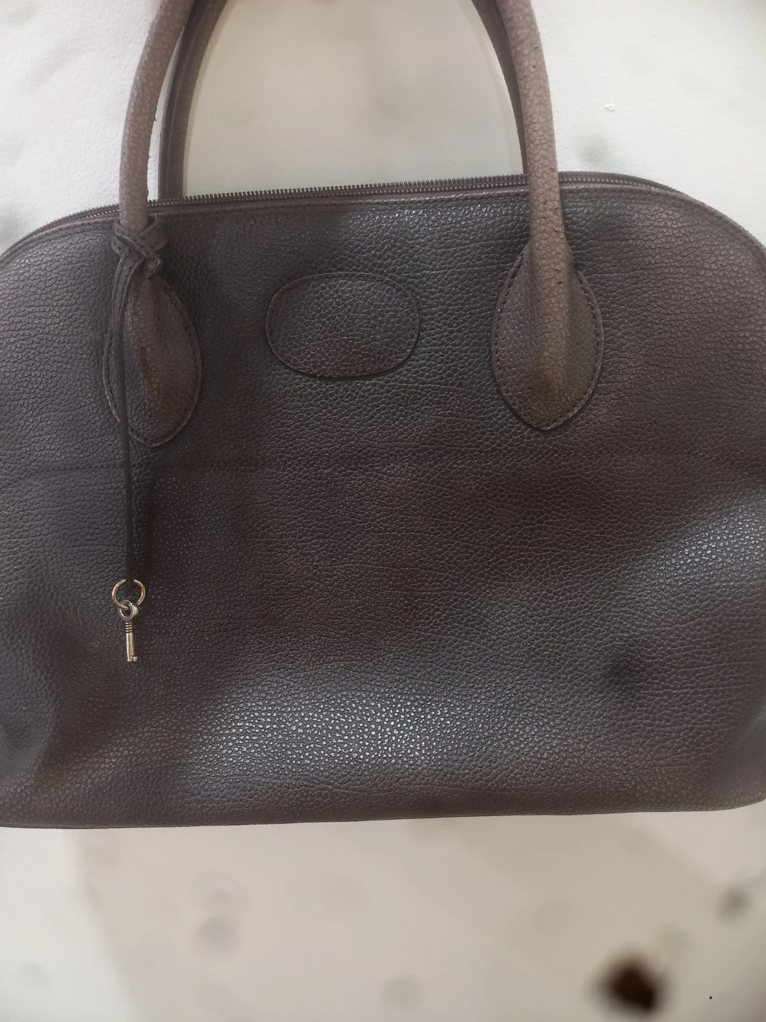 Angelo Carbotti Brown Leather Handbag