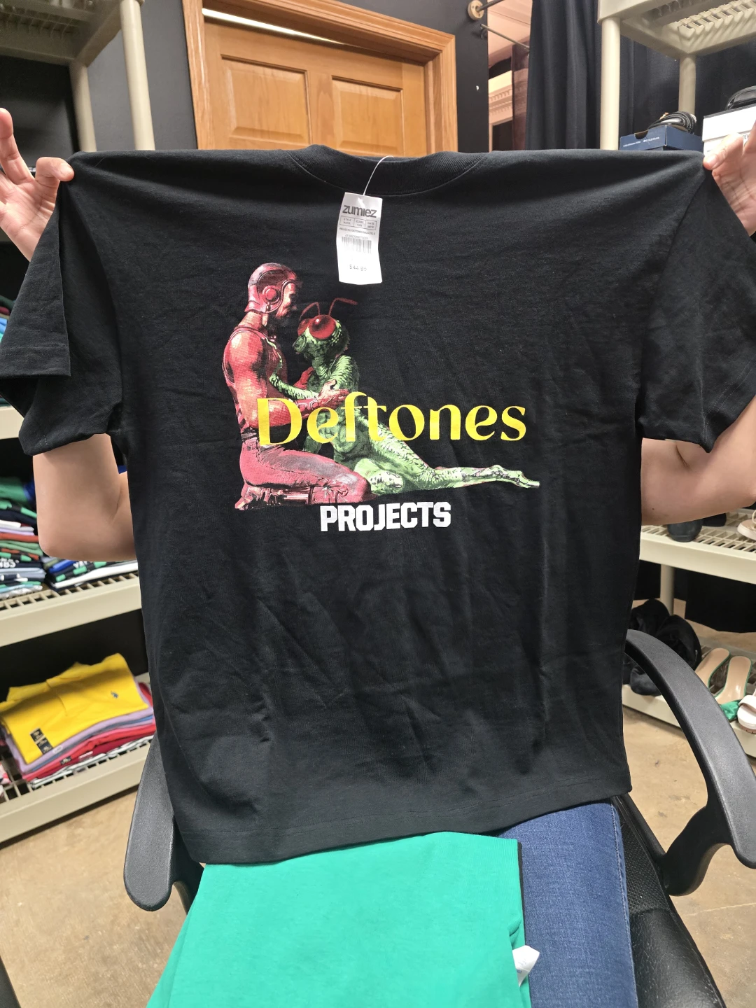 Deftones Projects Black Graphic T-Shirt