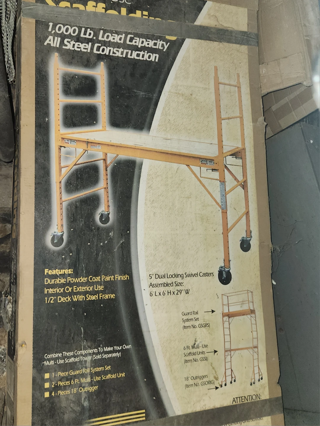 Metal Scaffold Multi-Use Unit