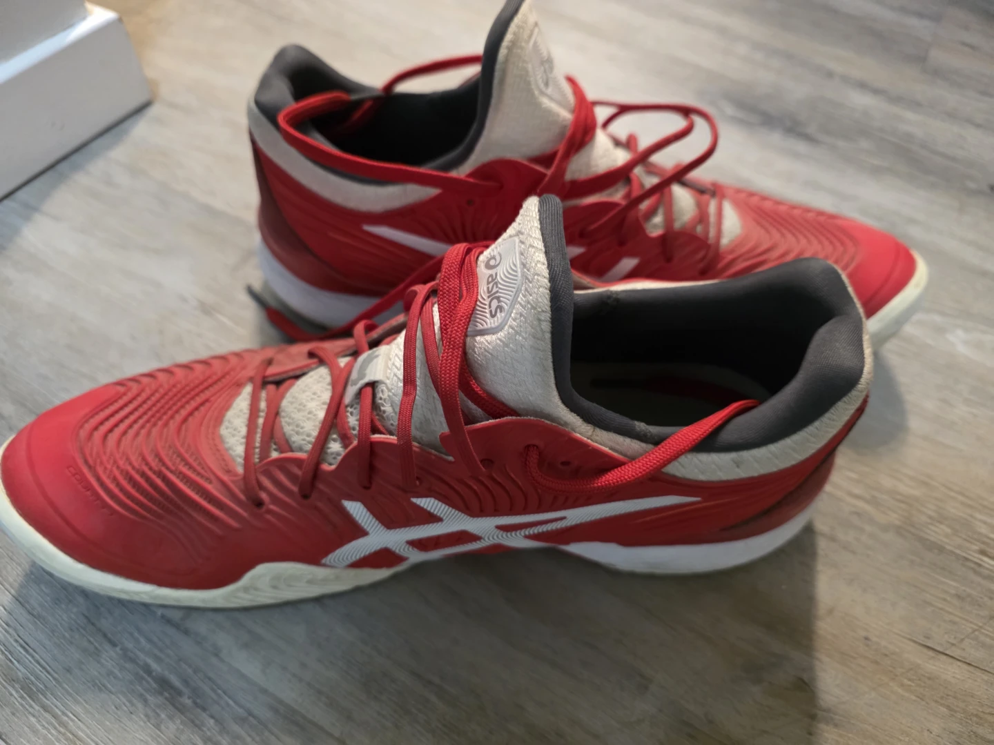 Asics Court FF Tennis Shoes - Red - US 10