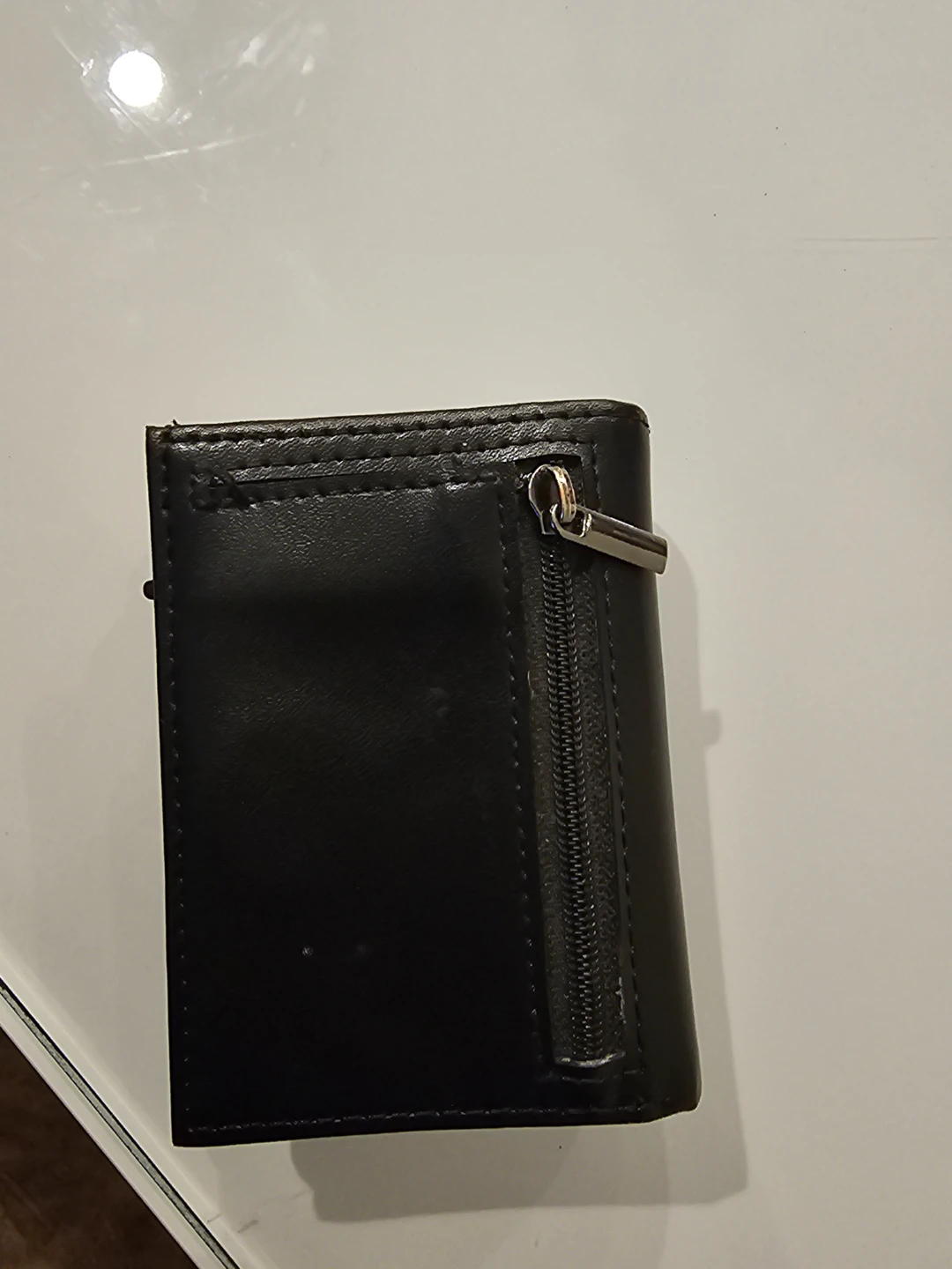 Black Tri-fold Card Holder Wallet - photo 4
