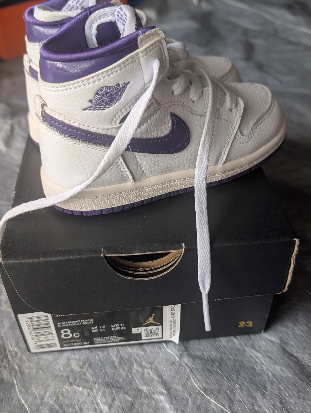 Nike Air Jordan 1 Toddler Shoes Size 8C