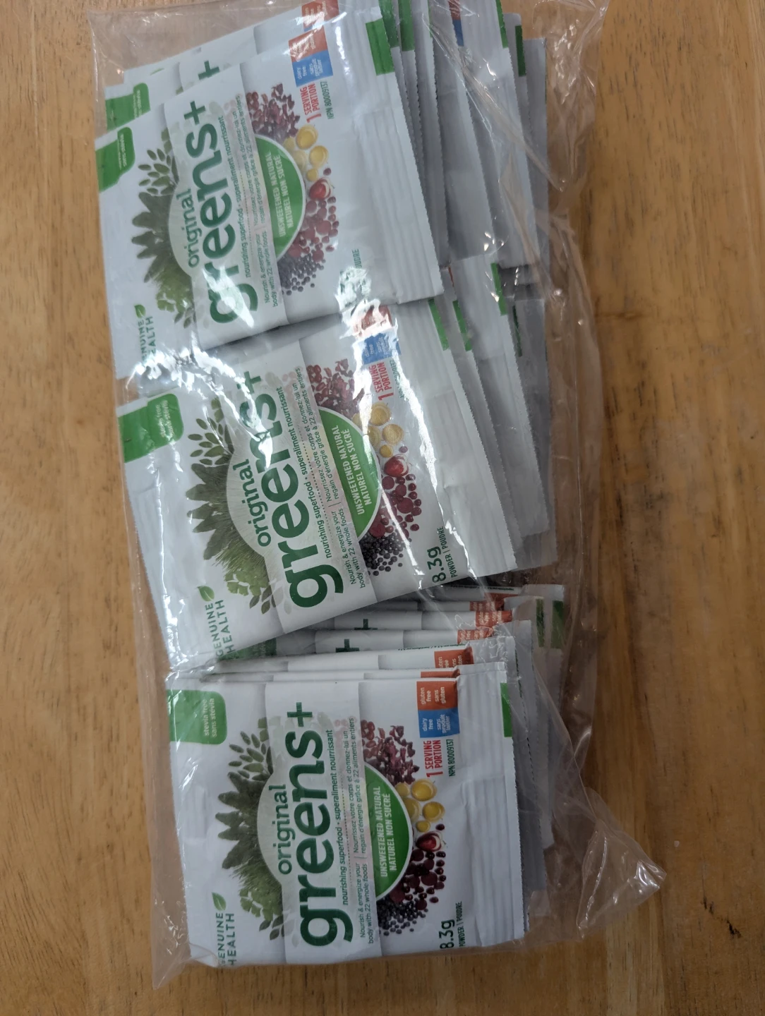 Genuine Health Original Greens+ Single Serving Packets