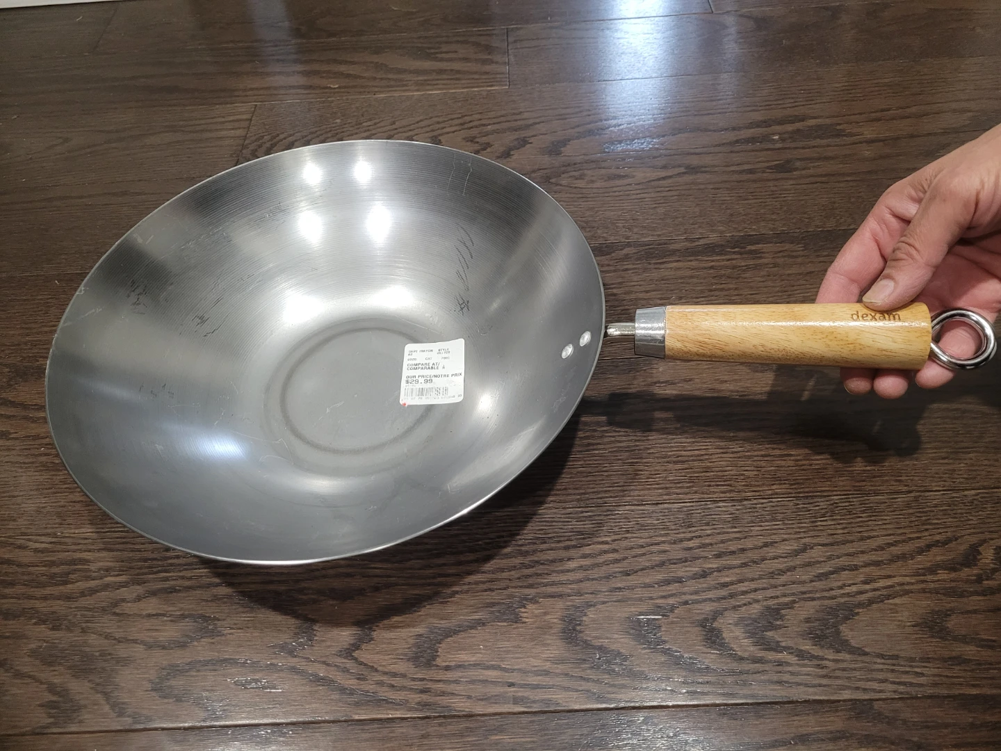 New Dexam Steel Wok