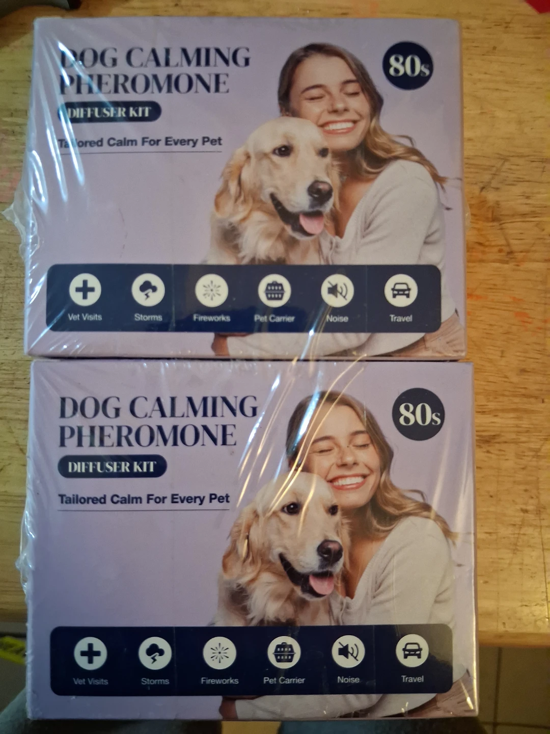 2x Dog Calming Pheromone Diffuser Kits