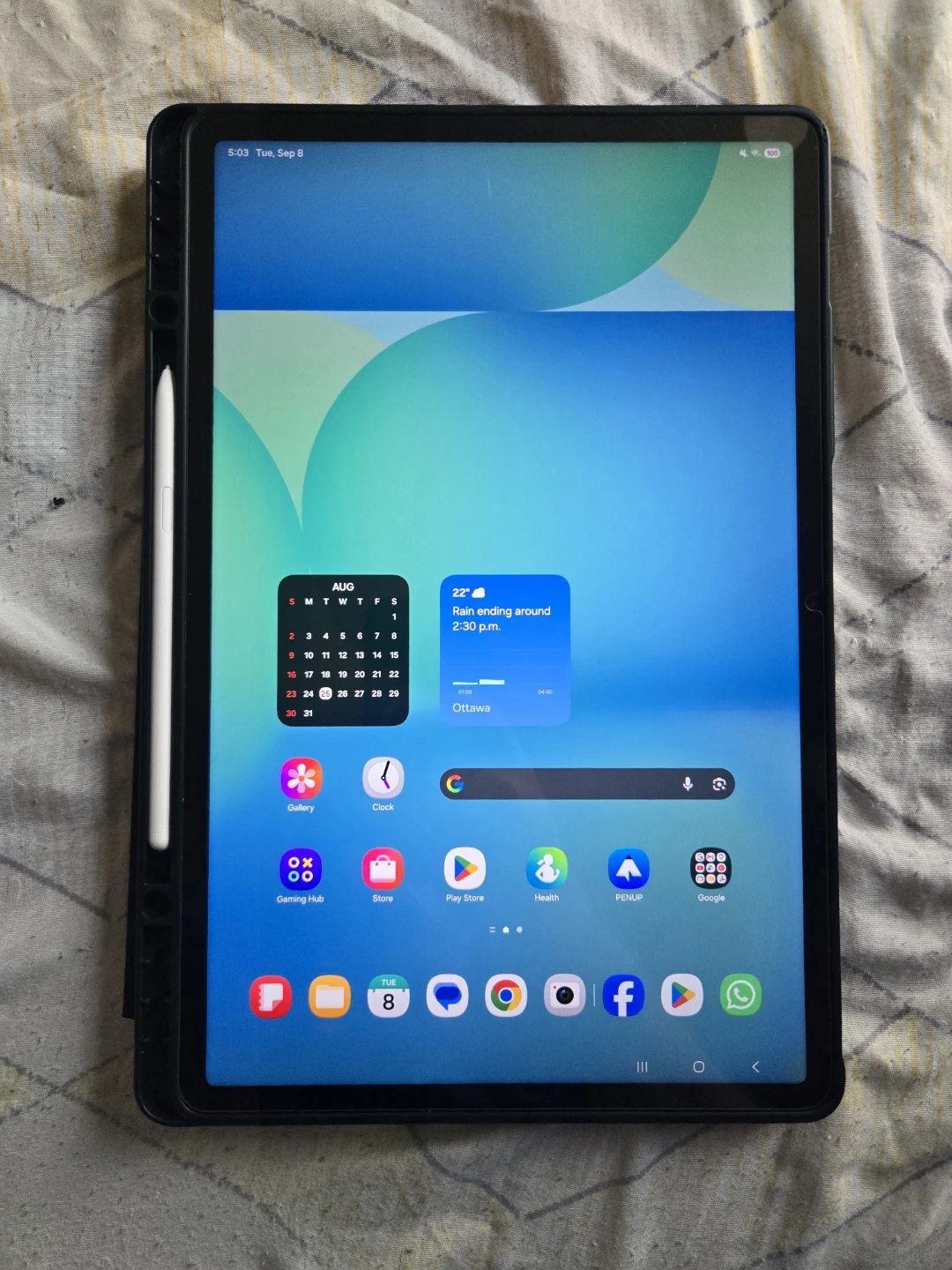 2025 Samsung Tablet + Case + Screen Protector