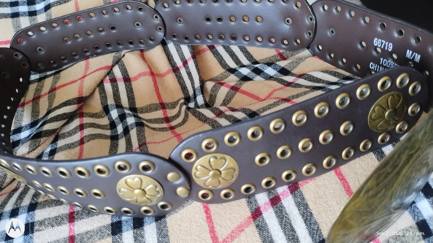 🏈 Brown Decorative Waist Belt - photo 4