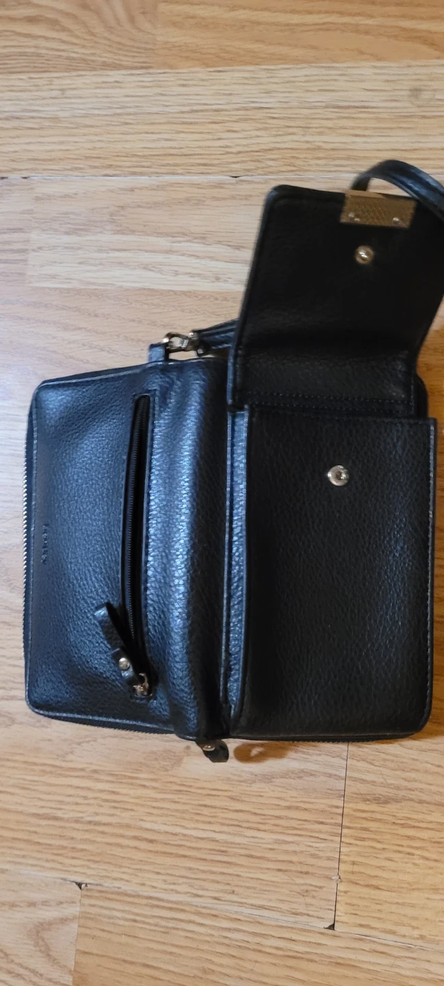 Black Crossbody Phone Wallet Purse - photo 5