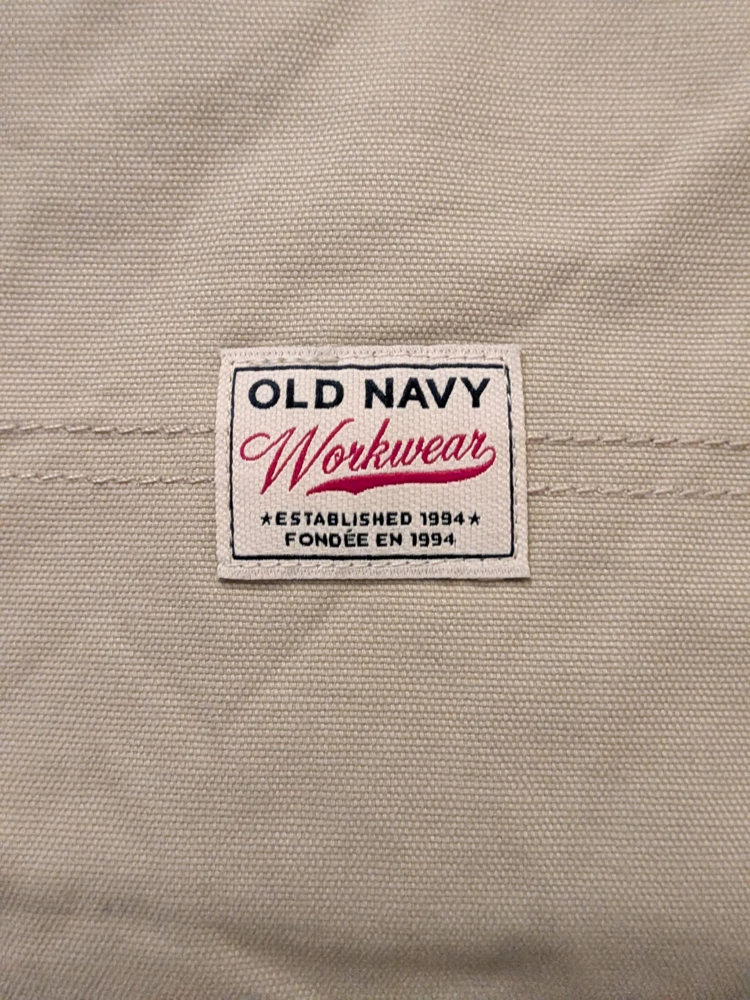 Old Navy Cream Carpenter Pants - photo 3