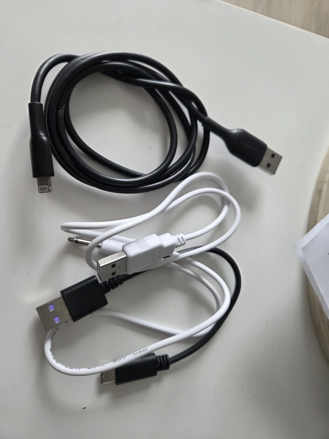 Assorted USB and Charging Cables