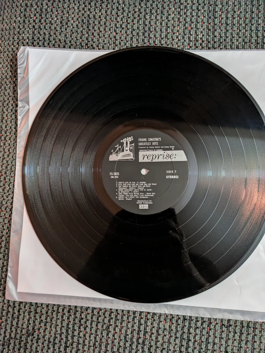Frank Sinatra – Greatest Hits Vinyl LP - photo 5