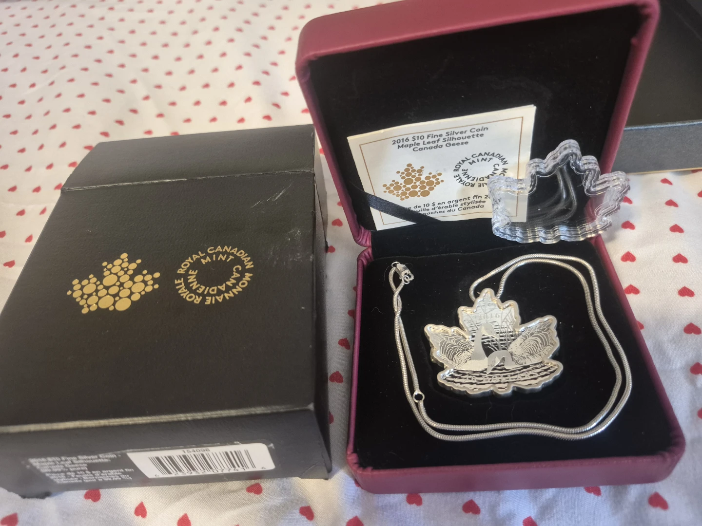 2016 Royal Canadian Mint Silver Maple Leaf Geese Coin