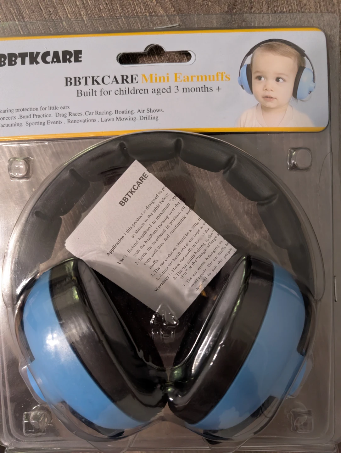 New Baby Earmuffs - 3 Months+