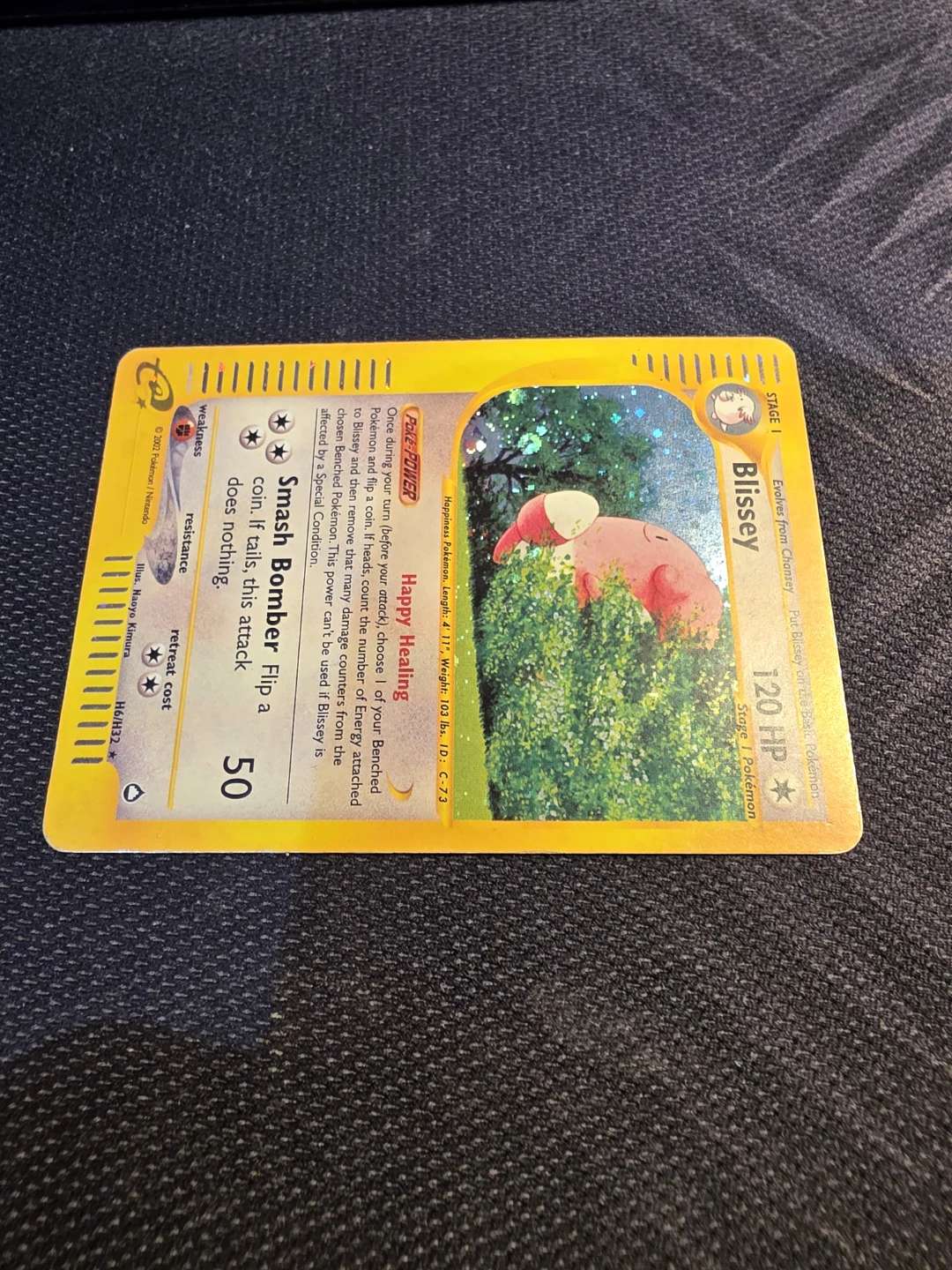 Pokemon Aquapolis Blissey Holo Card - photo 4