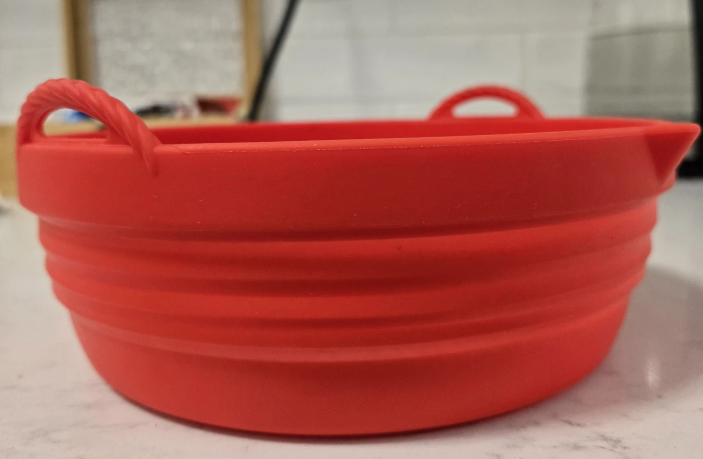 Red Silicone Air Fryer Liner Pot - photo 2