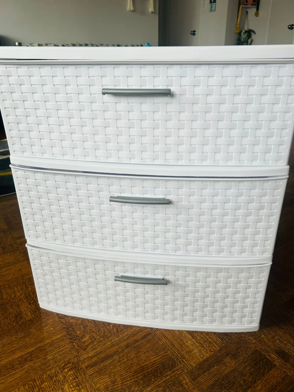 Sterilite 3-Drawer Wicker Style Storage Unit