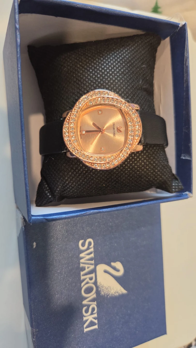 Swarovski Crystal Rose Gold Tone Watch