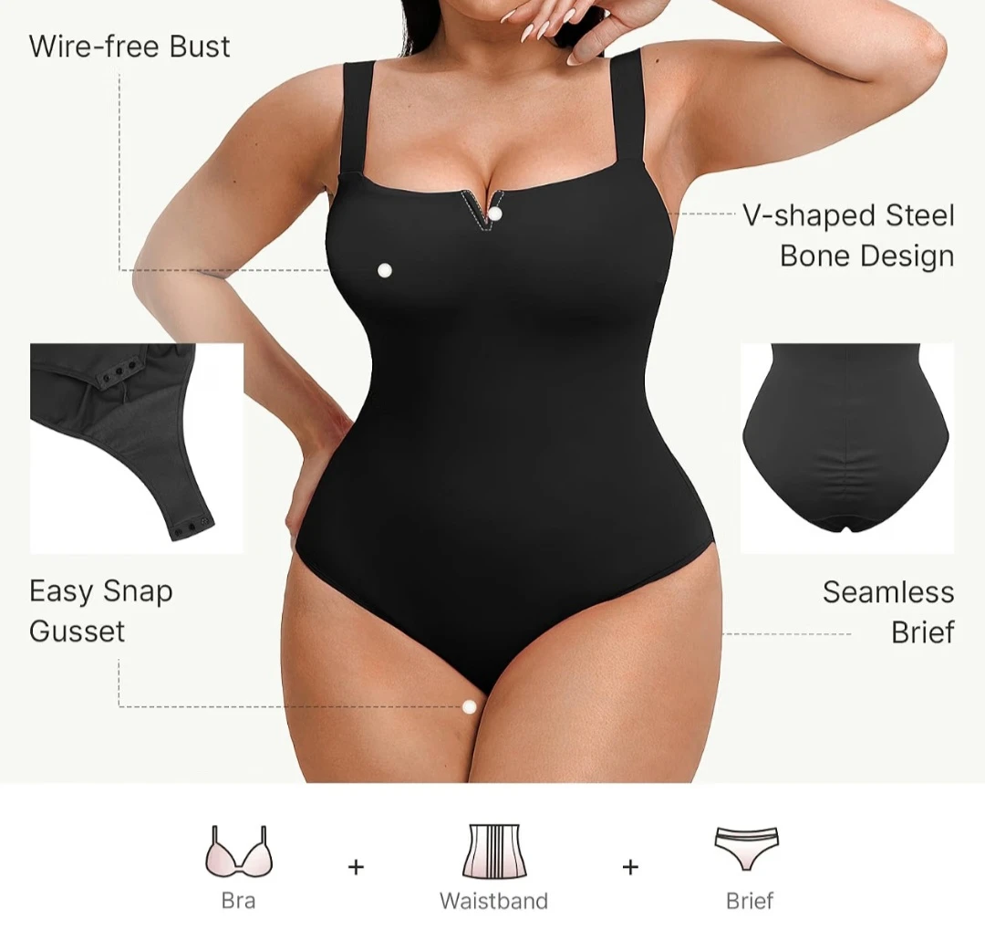 New Medium Black Sculpting Bodysuit - photo 2