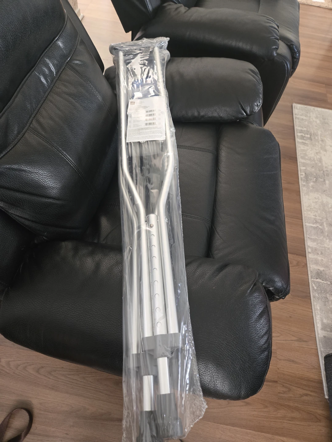 Medline Standard Aluminum Push-Button Crutches - photo 2