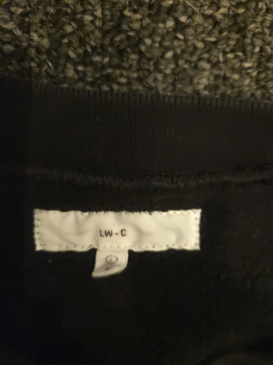 LW-C Black Crewneck Sweatshirt - photo 2