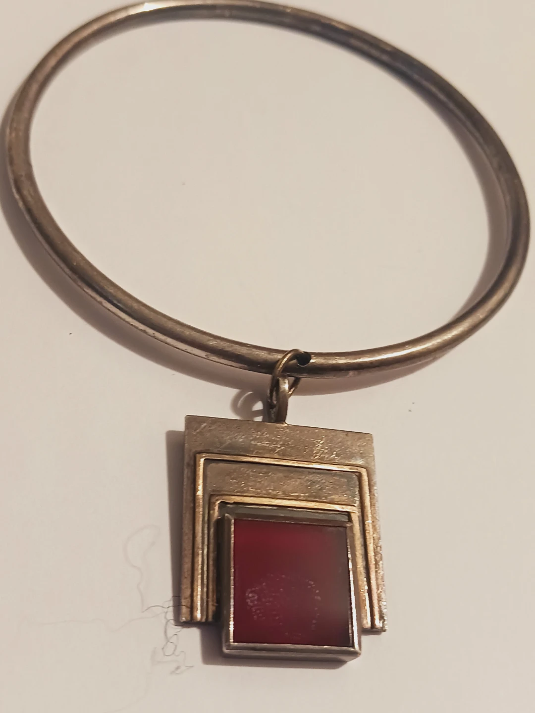 M&J SAVITT STERLING 14 KARAT GOLD PENDANT BRACELET