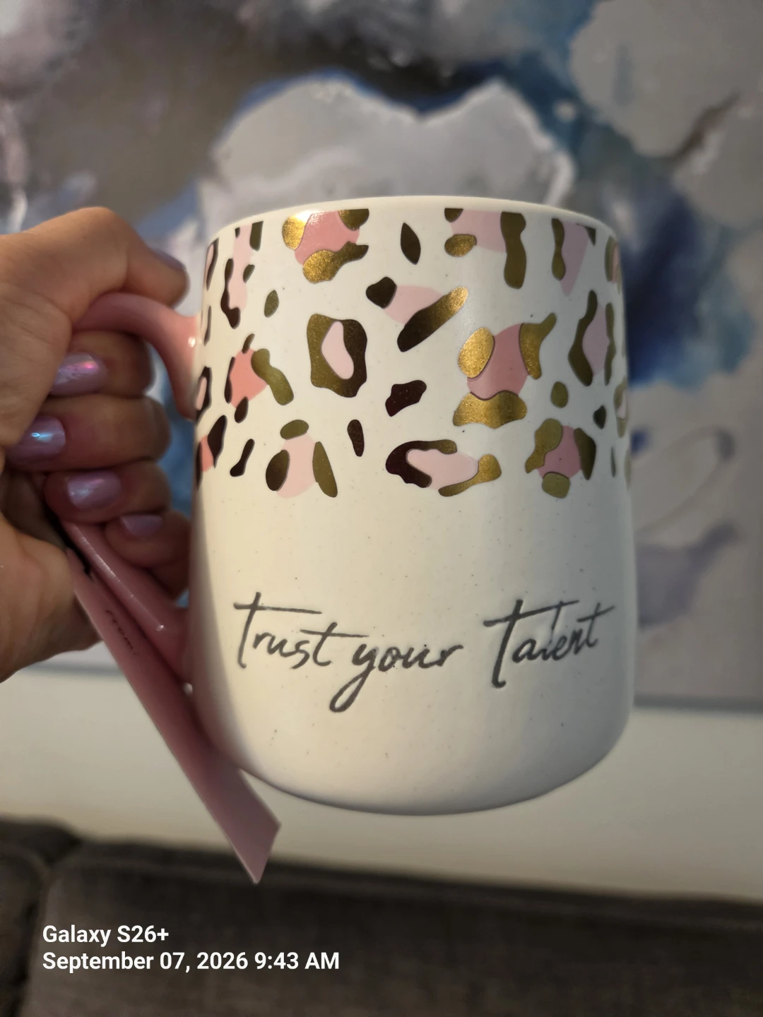 Sheffield Home Trust Your Talent Leopard Mug