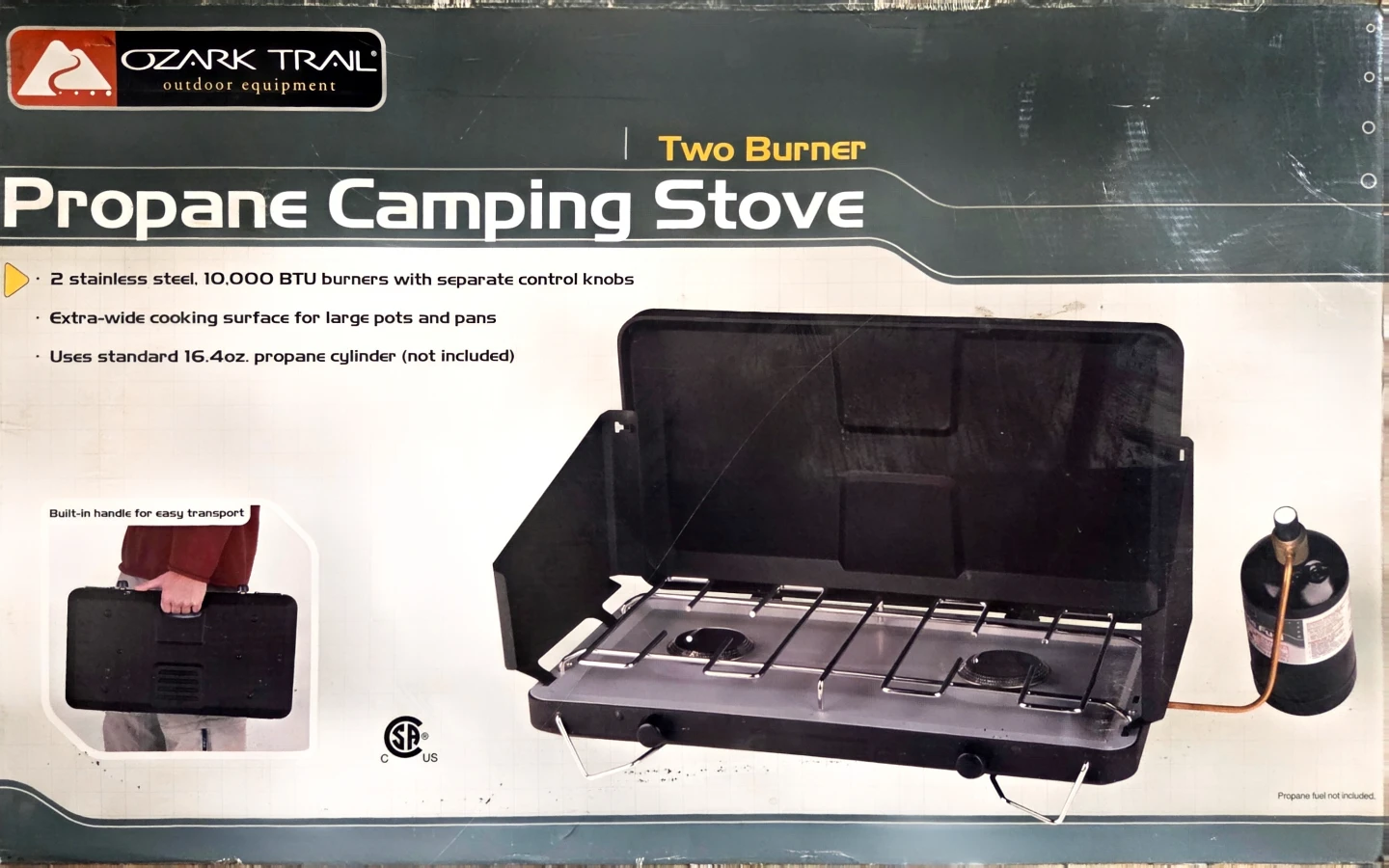 Ozark Trail Two Burner Propane Camping Stove