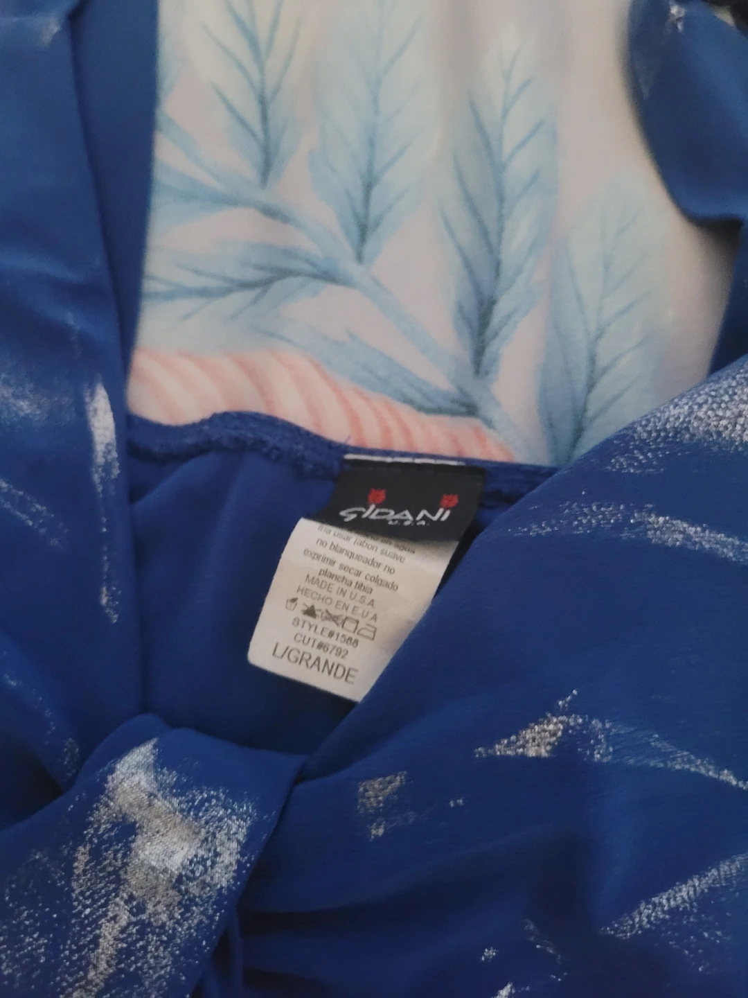 Gidani-U.S.A Blue Mini Dress - photo 2