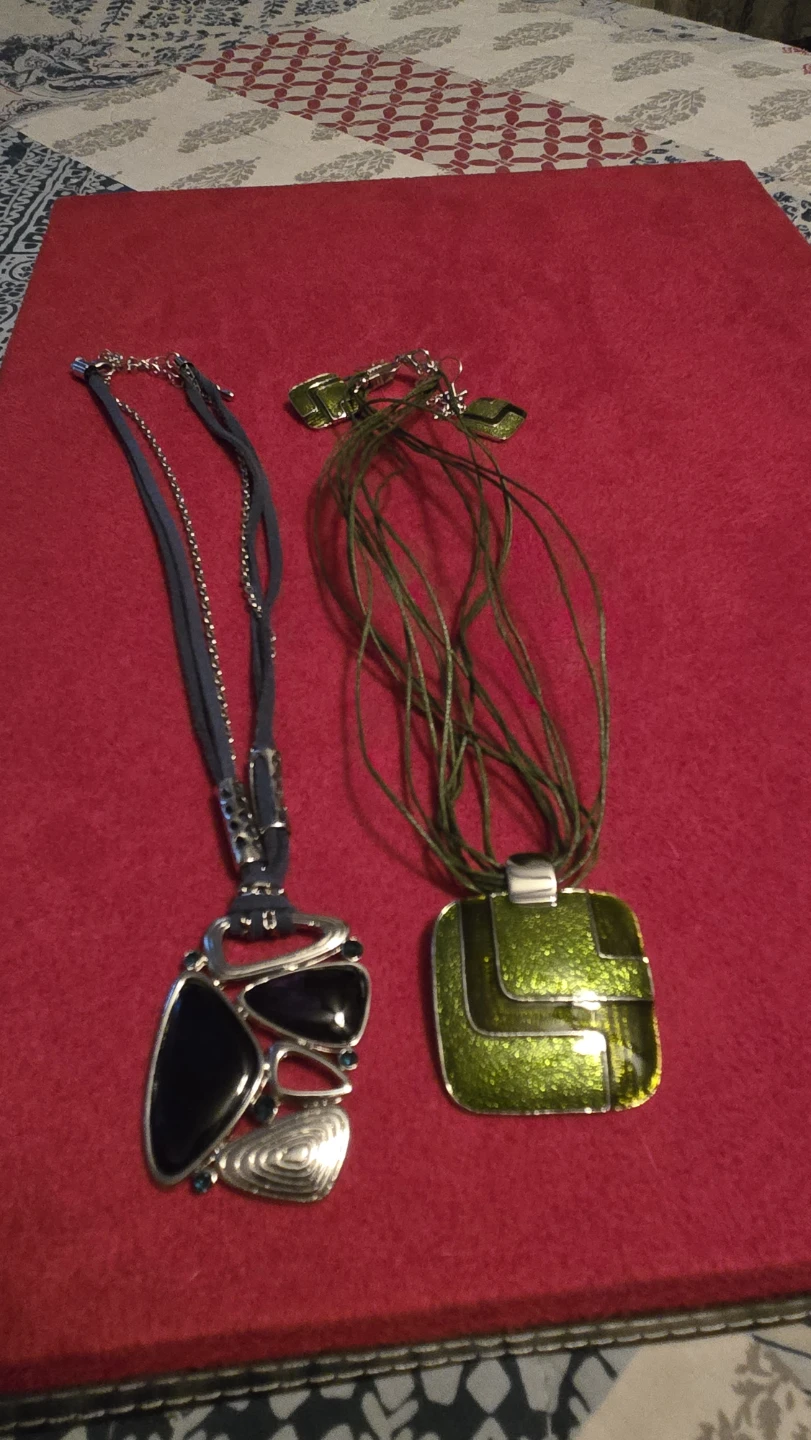 Two fashion necklaces