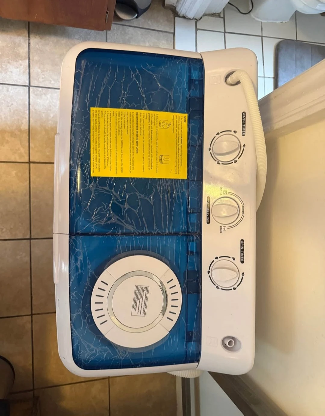 Brand new 28lb Washing machine+dryer works excellent - photo 2