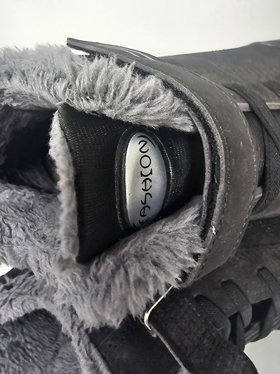 Black Fur-Lined Ankle Boots - photo 3