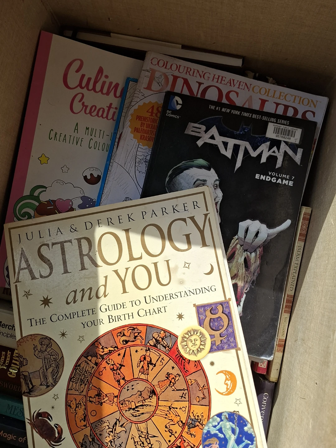 Assorted Books in Decorative Storage Trunk - photo 3