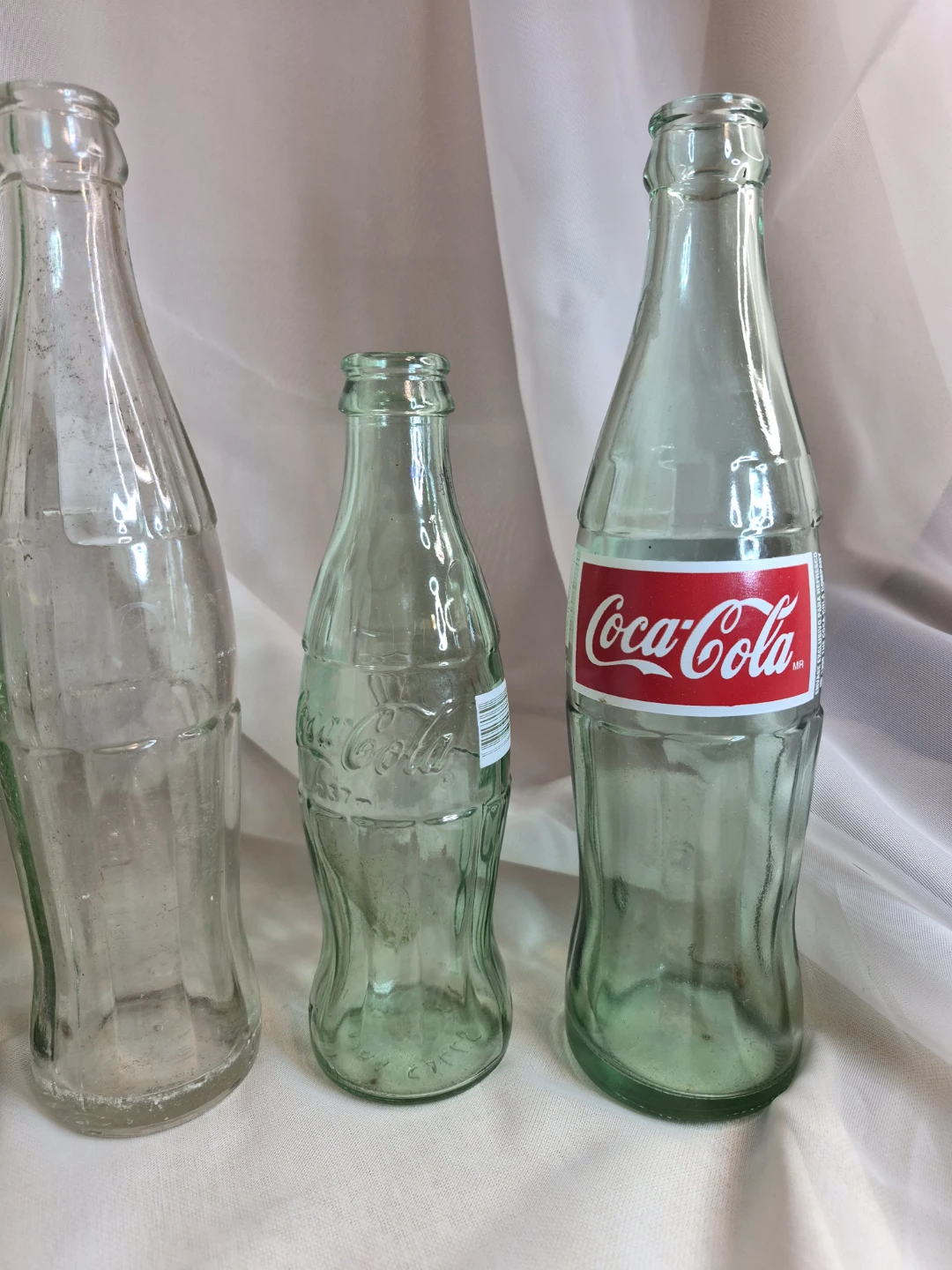Lot of 4 Vintage Glass Coka Sprite Bottles - photo 4