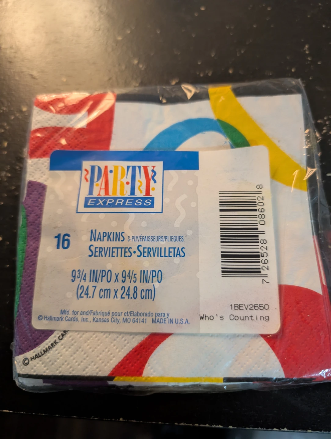 Party Express 50th Birthday Napkins