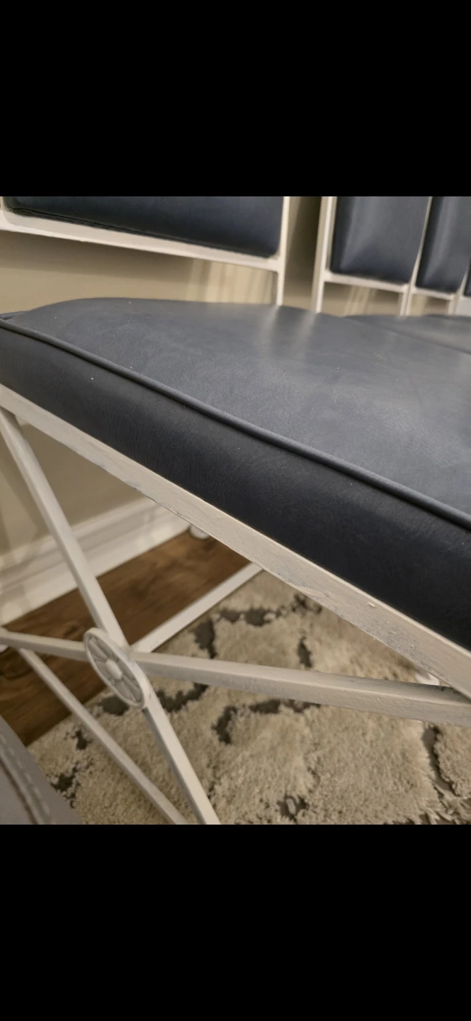 solid metal chairs - photo 2