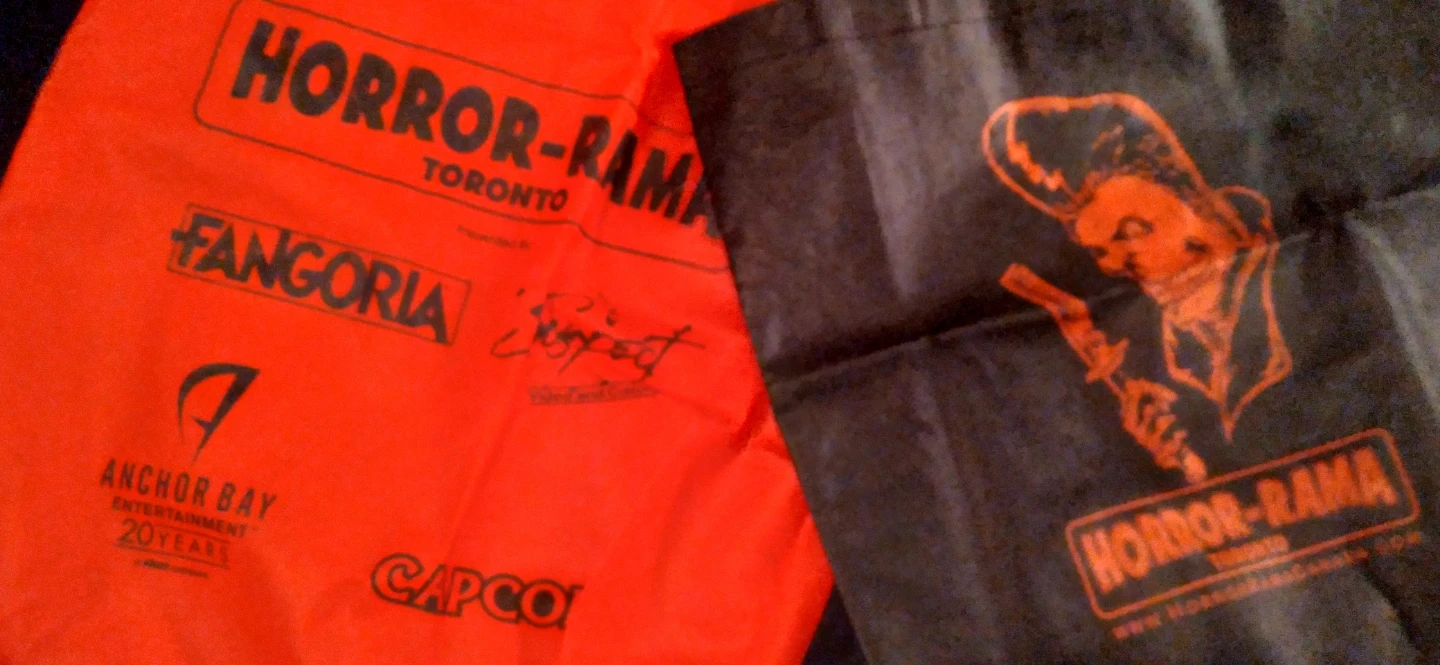 HORROR-RAMA COLLECTIBLE SWAG TOTE BAGS - photo 3