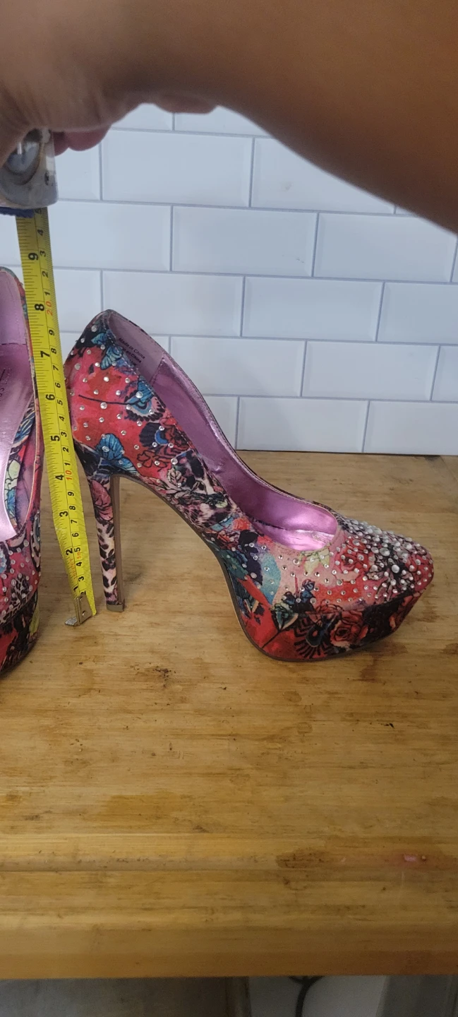 Call It Spring Floral Rhinestone Heels - photo 2