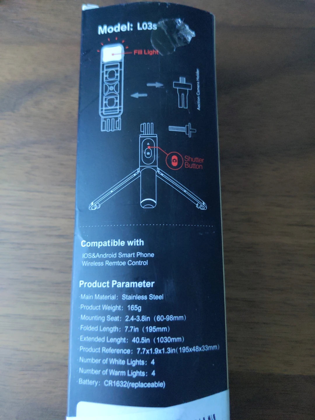 ARTOFUL L03s Fill Light Selfie Stick Tripod - photo 3