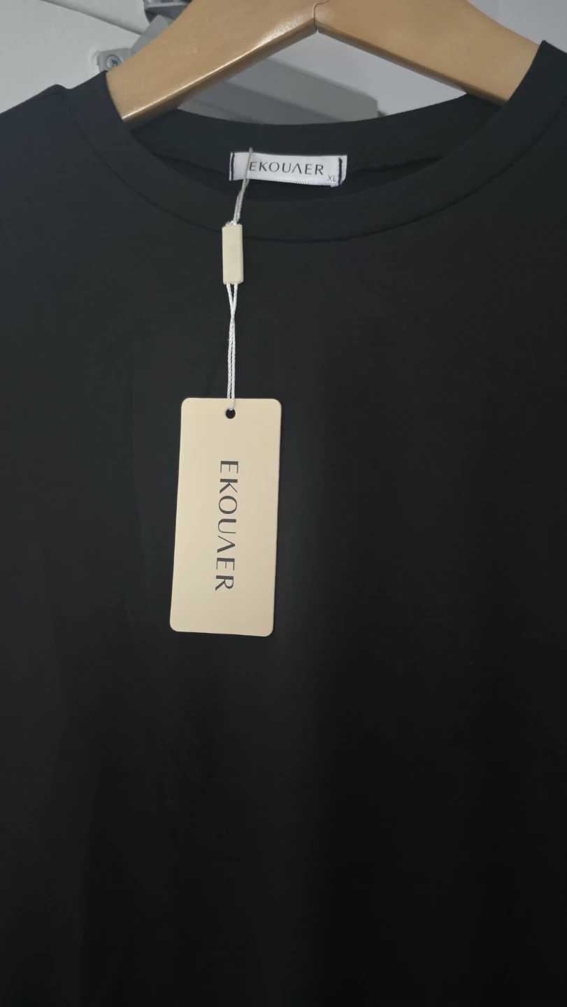 3 New Ekouaer Black Long-Sleeve Shirts $20 each - photo 2