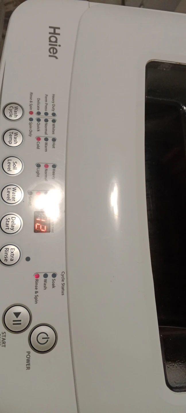 Haier HLPW028BXW Automatic Washing Machine - photo 2
