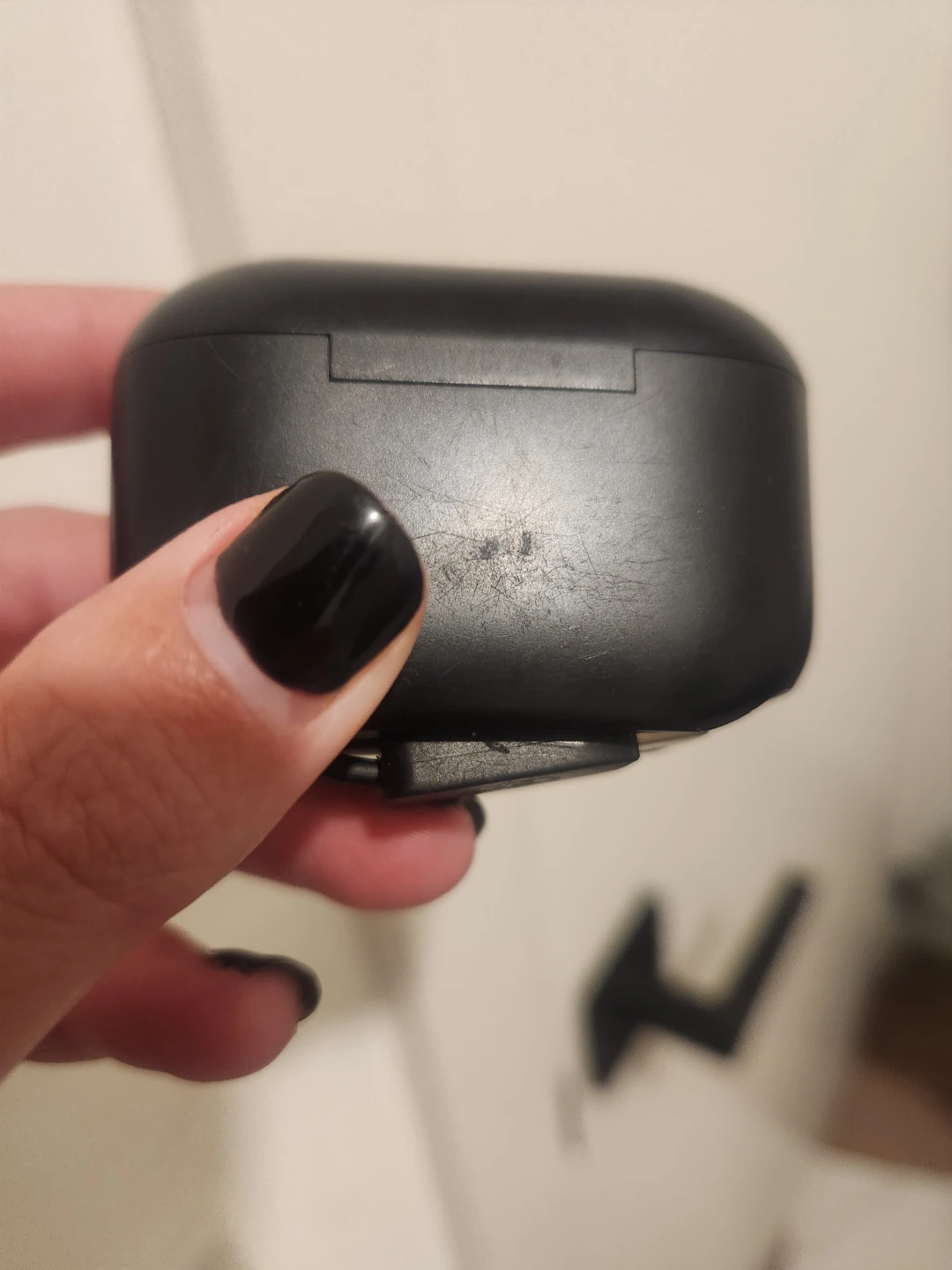 Black Wireless Earbuds with Charging Case