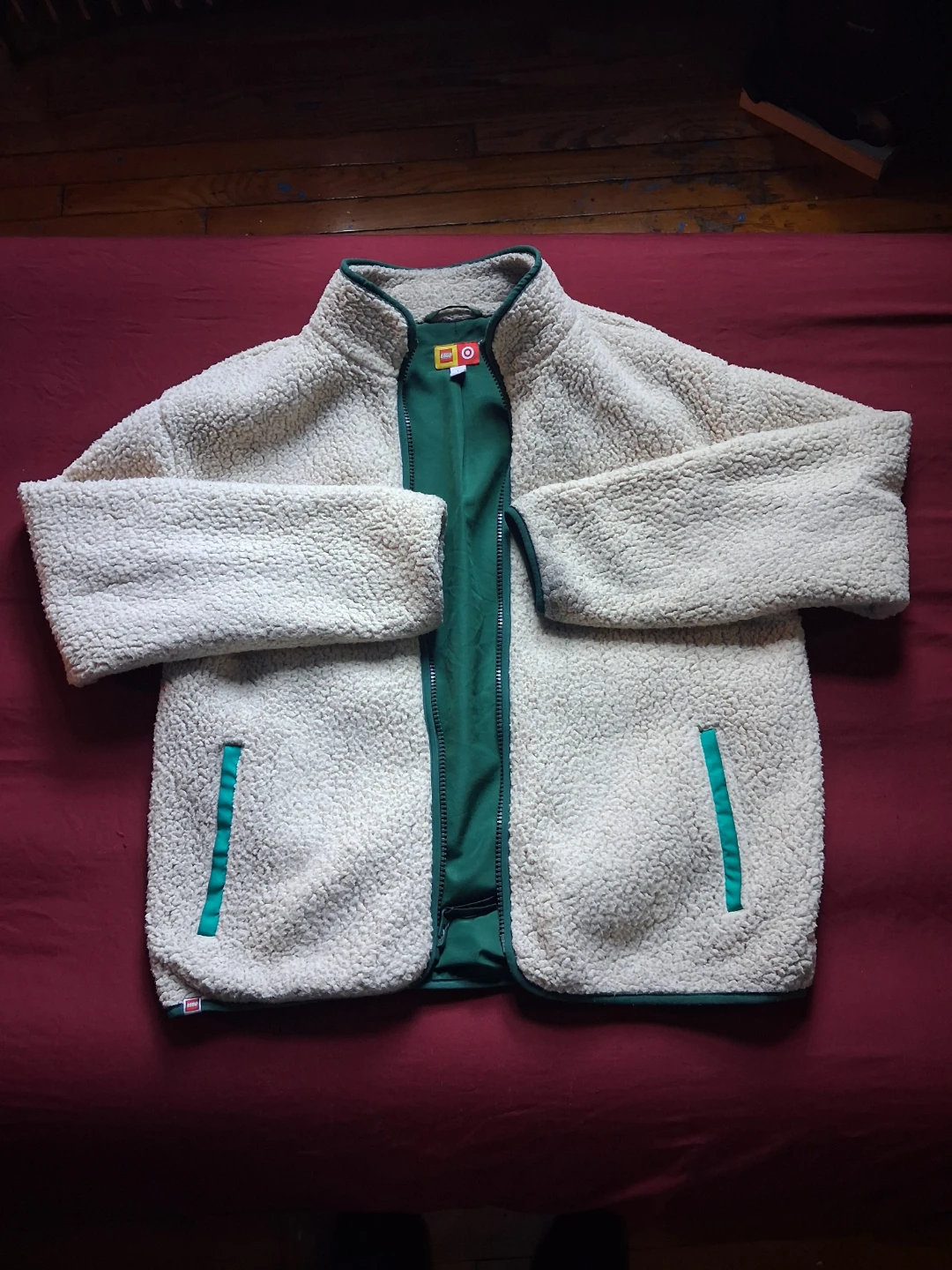 LEGO x Target Sherpa Fleece Jacket (Cream/Off-White)