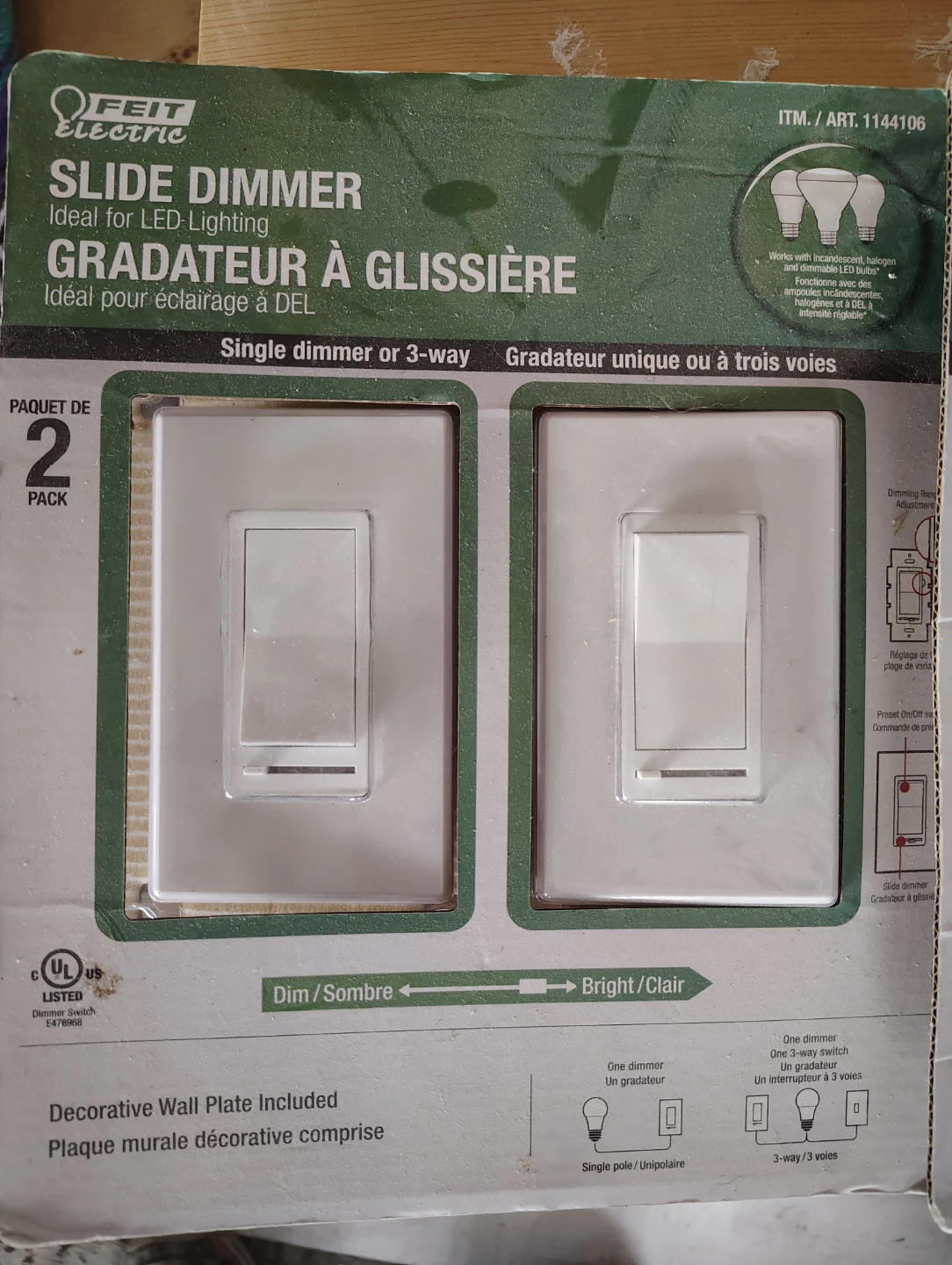 2 brand new dimmer switches - photo 2