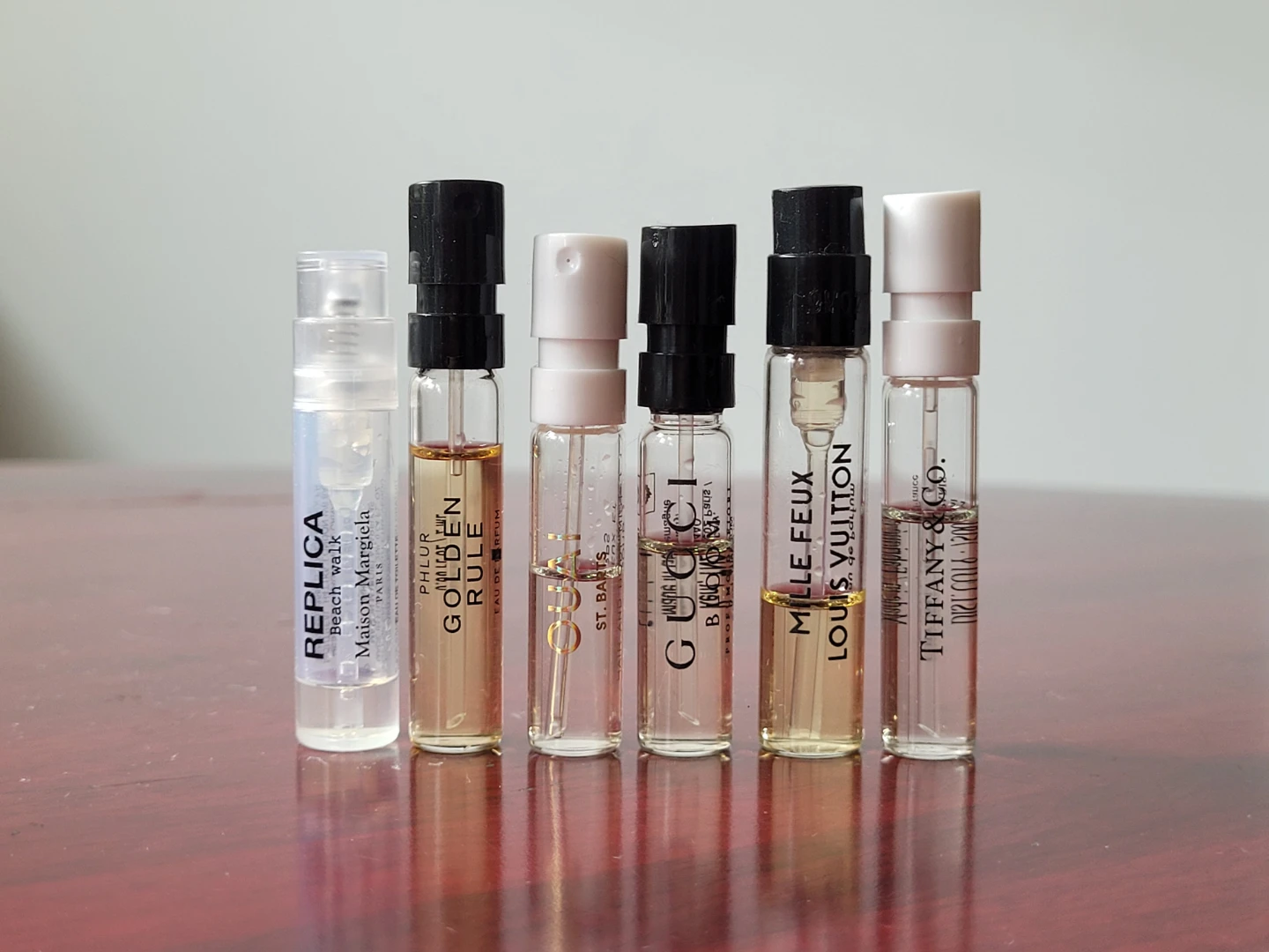 Six Perfume Samples