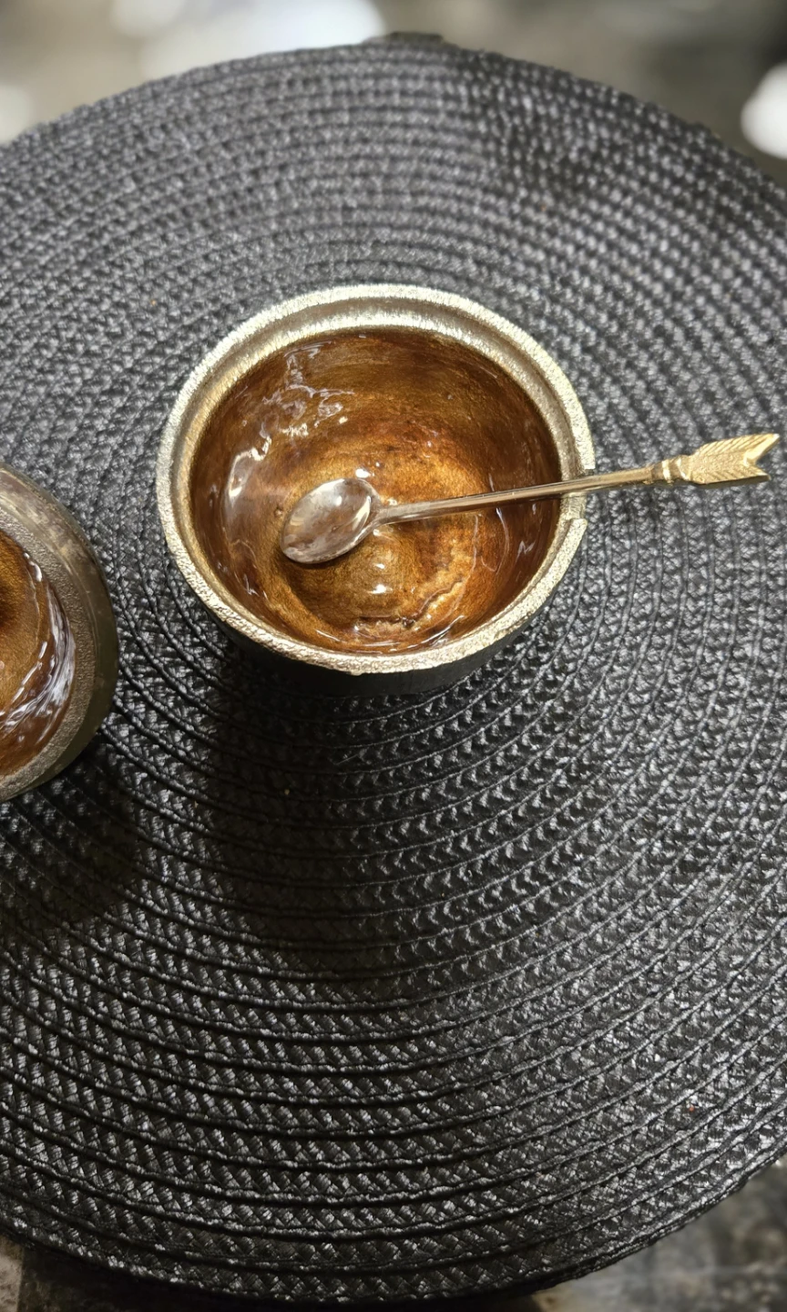 Metal Apple Shaped Spice Container with Spoon - photo 4