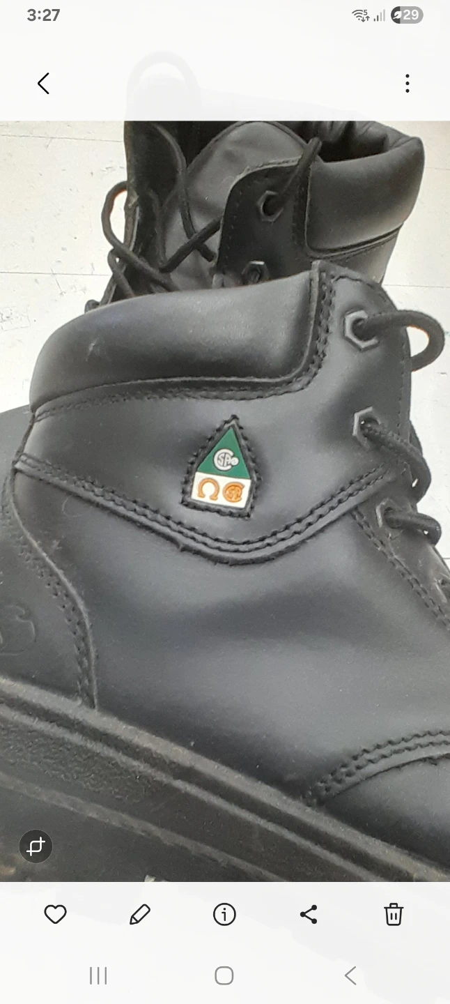 Black Safety Boots Original Sidewinder  Men's Size 9.5 - photo 2