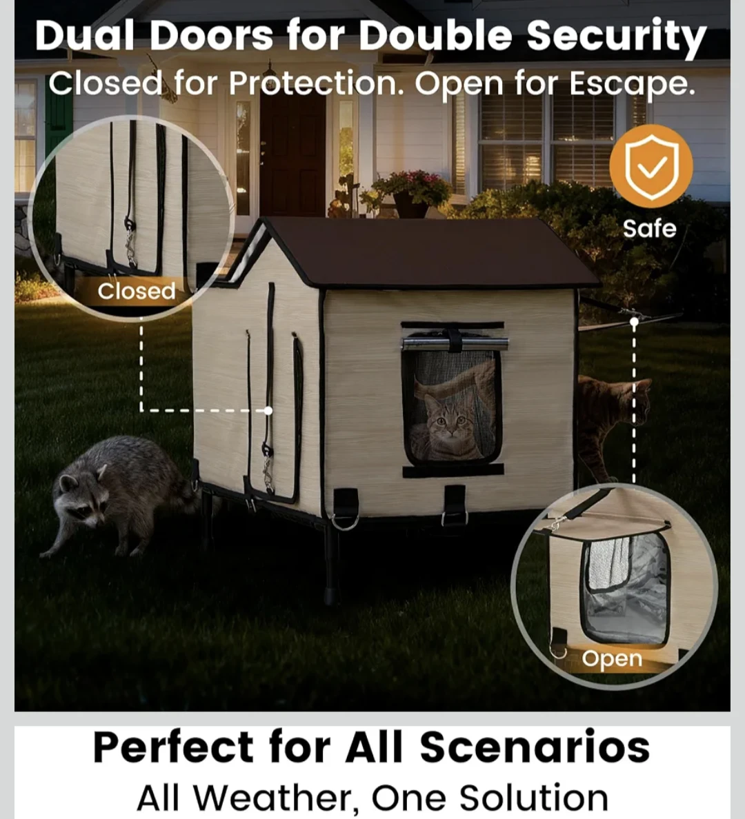 Pawlico Outdoor Heated Cat House - photo 2